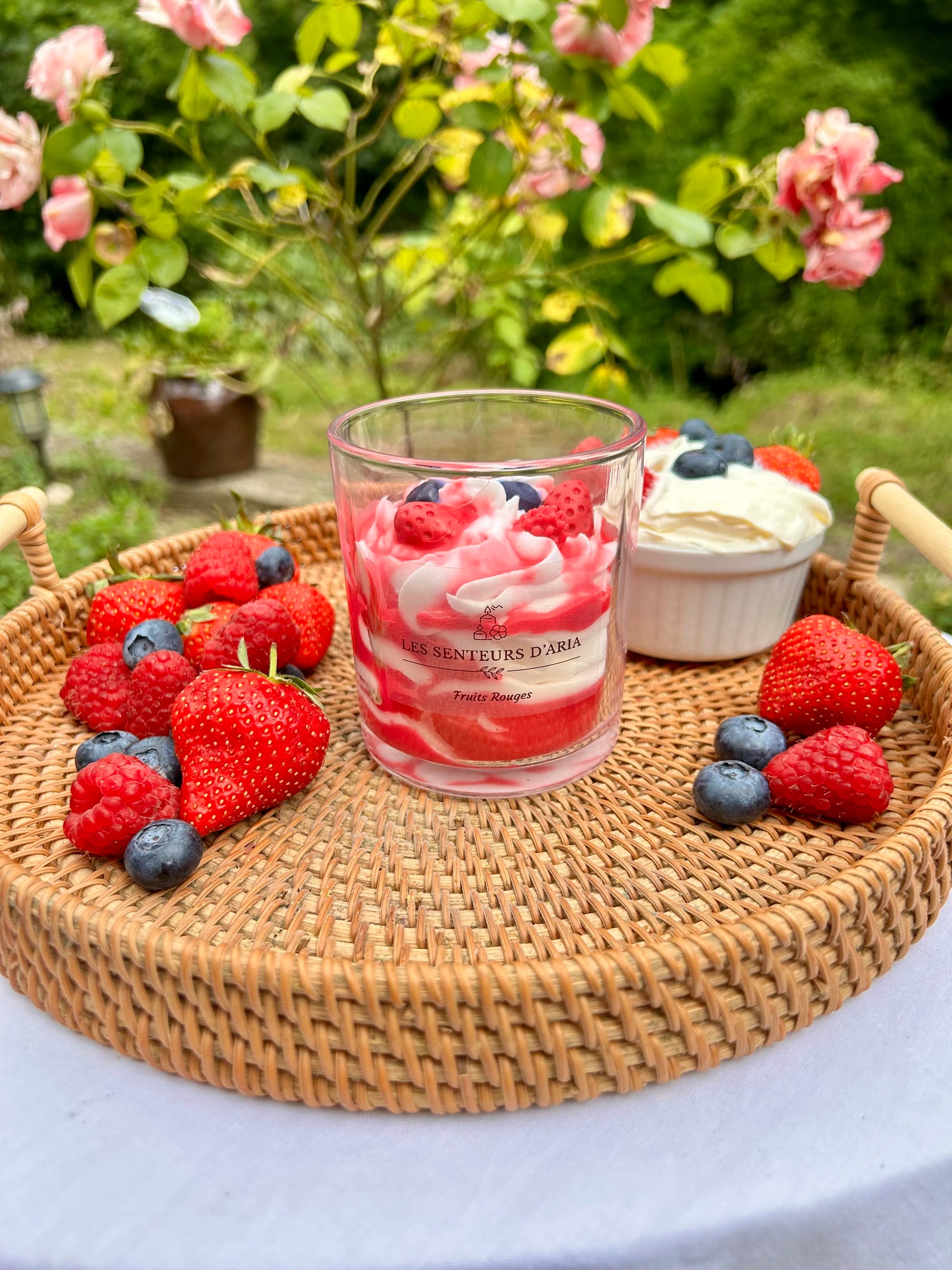 Bougie fruits rouges