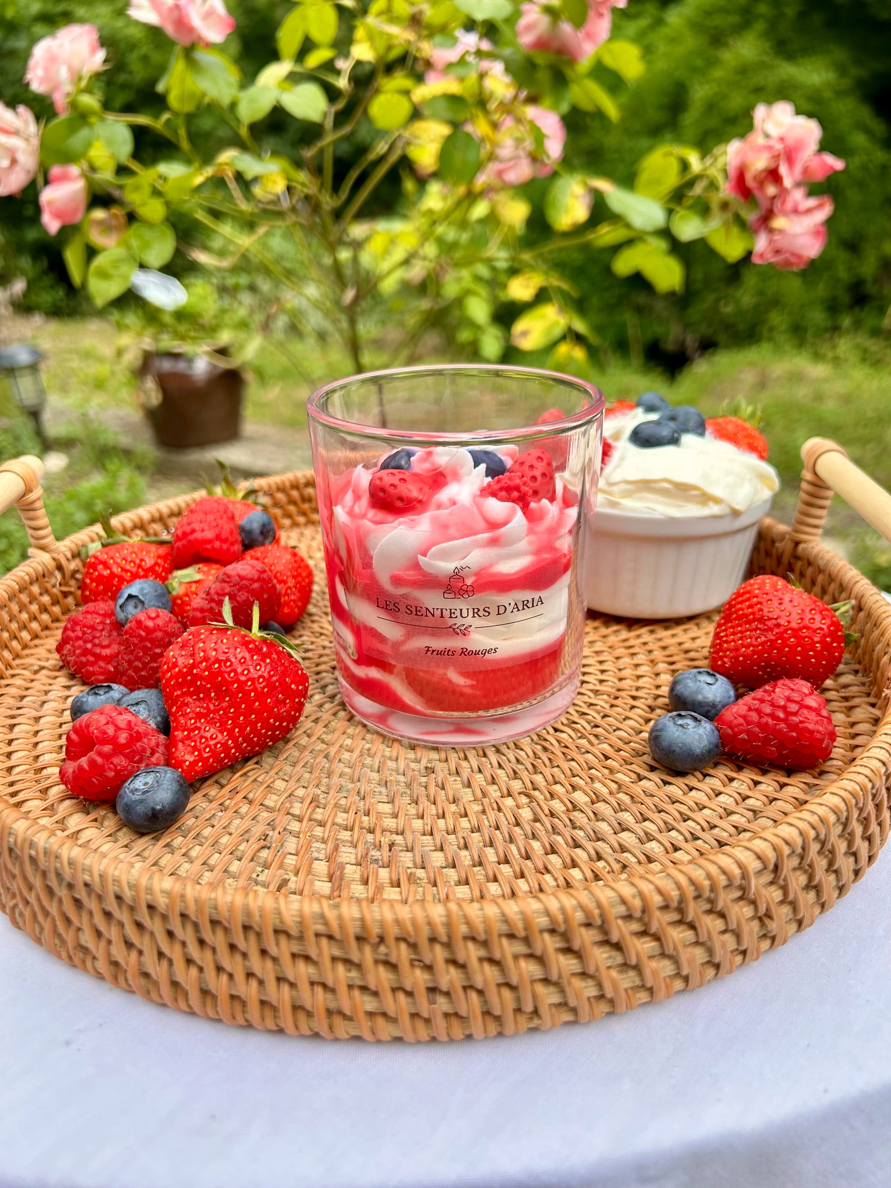 Bougie fruits rouges