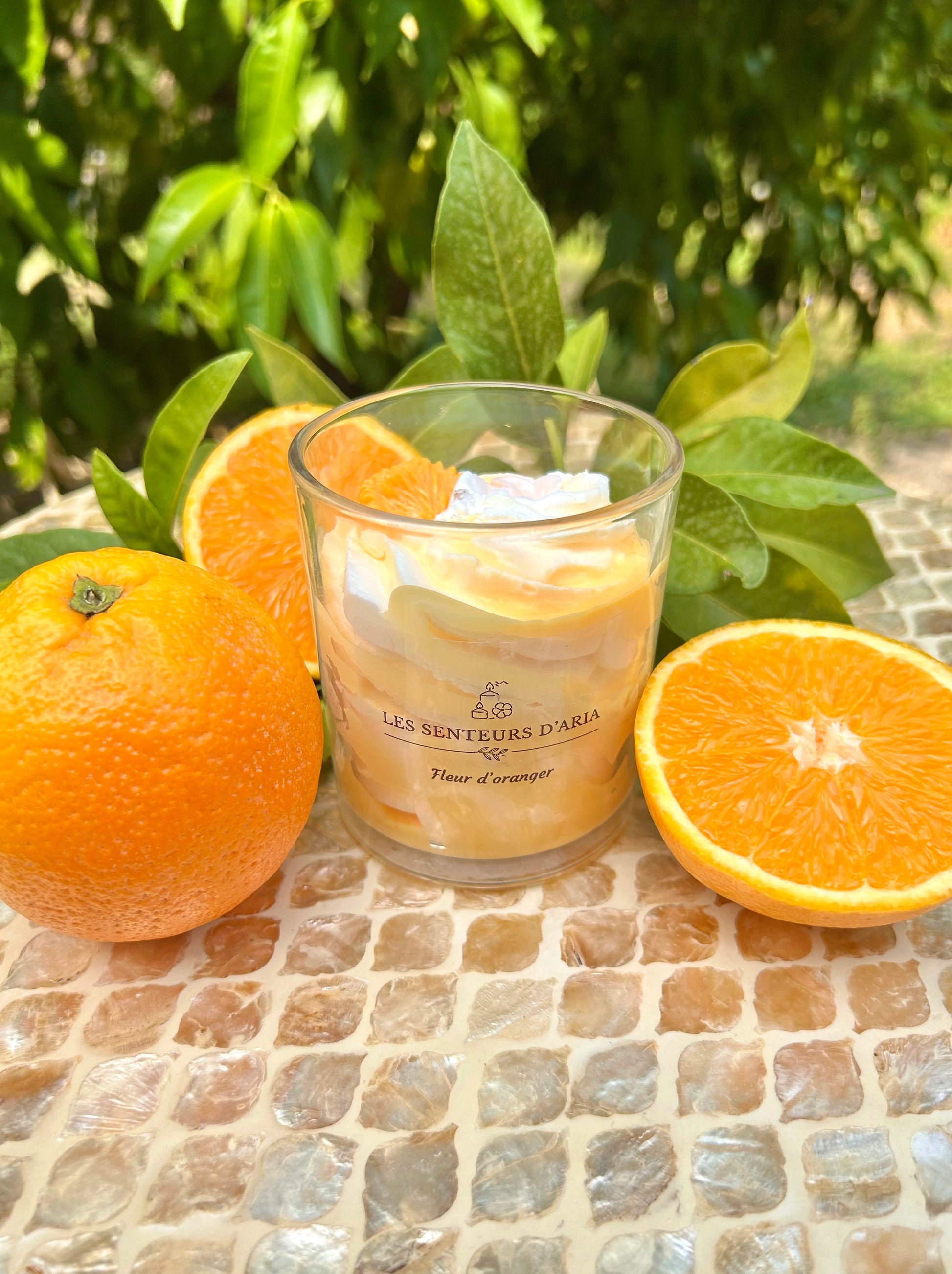 Bougie fleur d'oranger