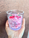 Bougie rose vanillée